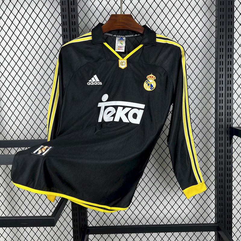 Real Madrid Retro Manga Longa 1998-99 Fora