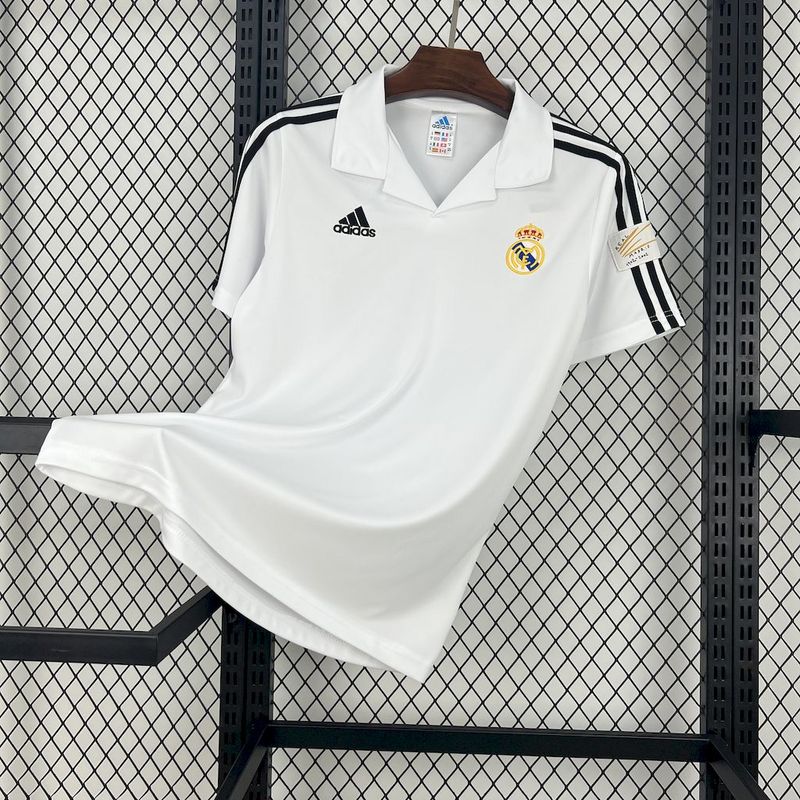 Real Madrid Retro 2001-02 Casa Edição Centenário